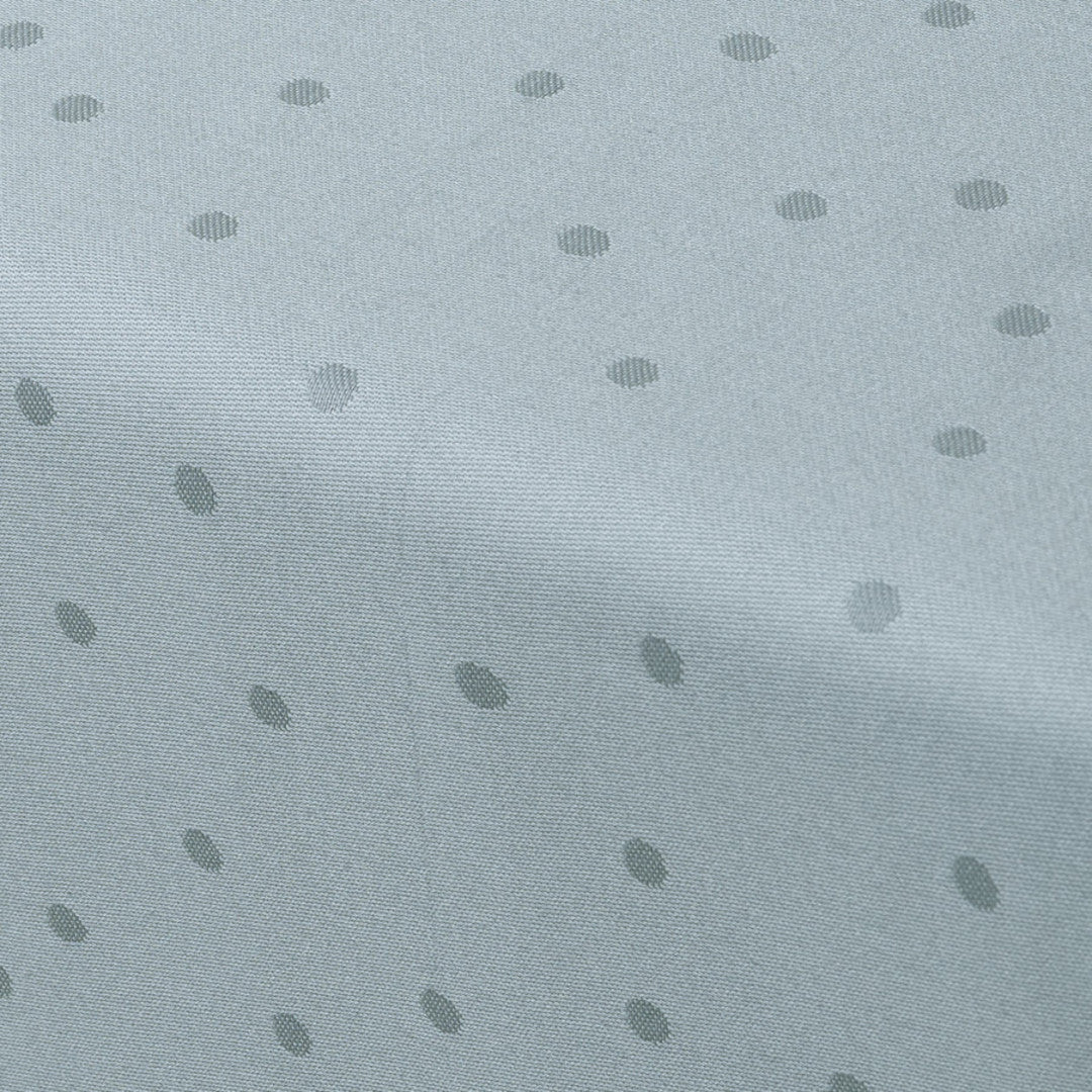 Compliments Confetti Mineral Blue – Damaskdug med prikmønster 150 x 350 cm, nærbillede 1