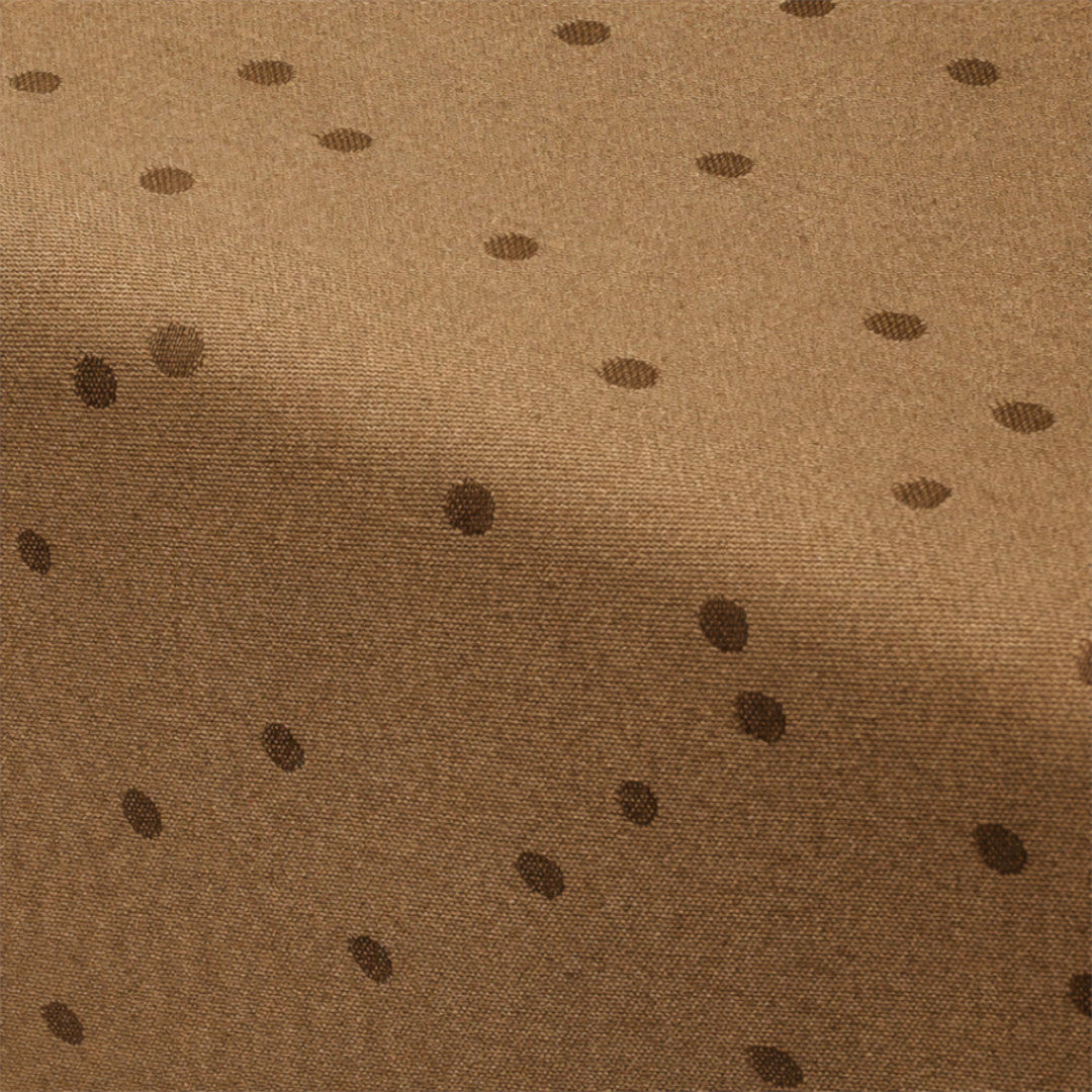 Compliments Confetti Walnut – Damaskdug med prikmønster 150 x 350 cm, nærbillede 1