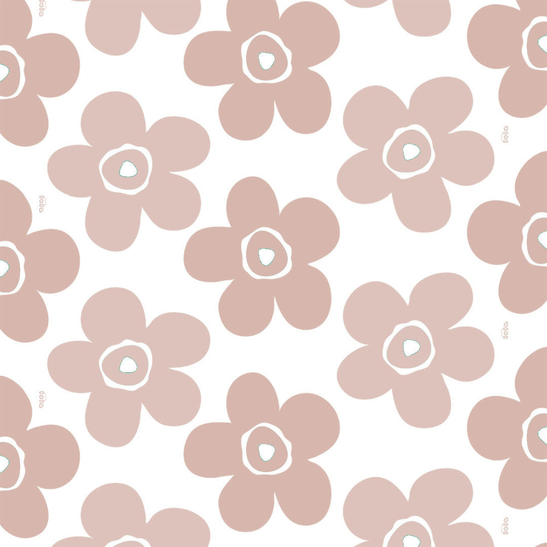 Lola voksdug – Big Flower Rosenwood Soft Bloom