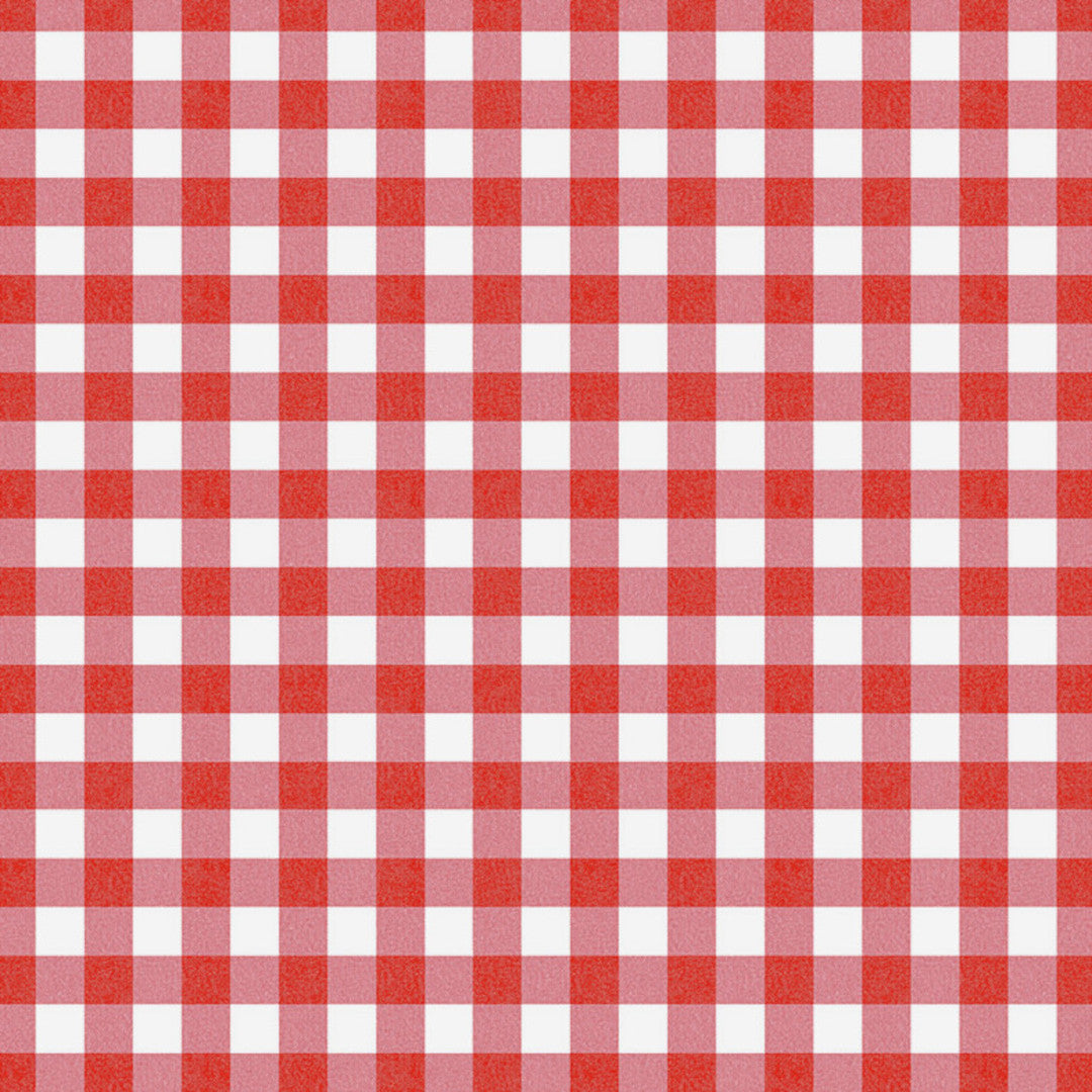 Lola voksdug – Chiwy Tomato Red Check i klassisk tern