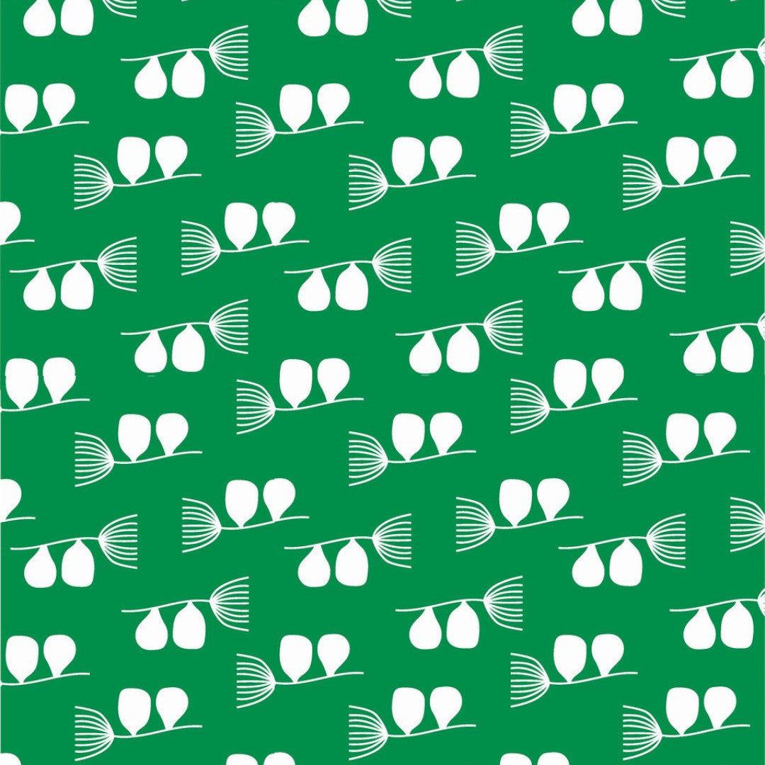 Lola voksdug – Little Breeze Apple Green Pattern, motiv