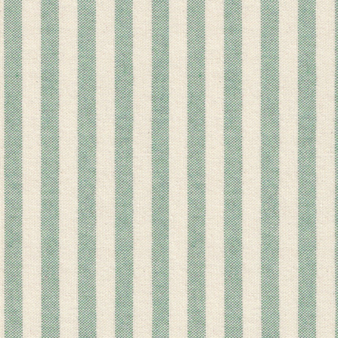 Nordfavn Ibiza Støvet Grøn – Stribet tekstilvoksdug i rolig grøn nuance, motiv