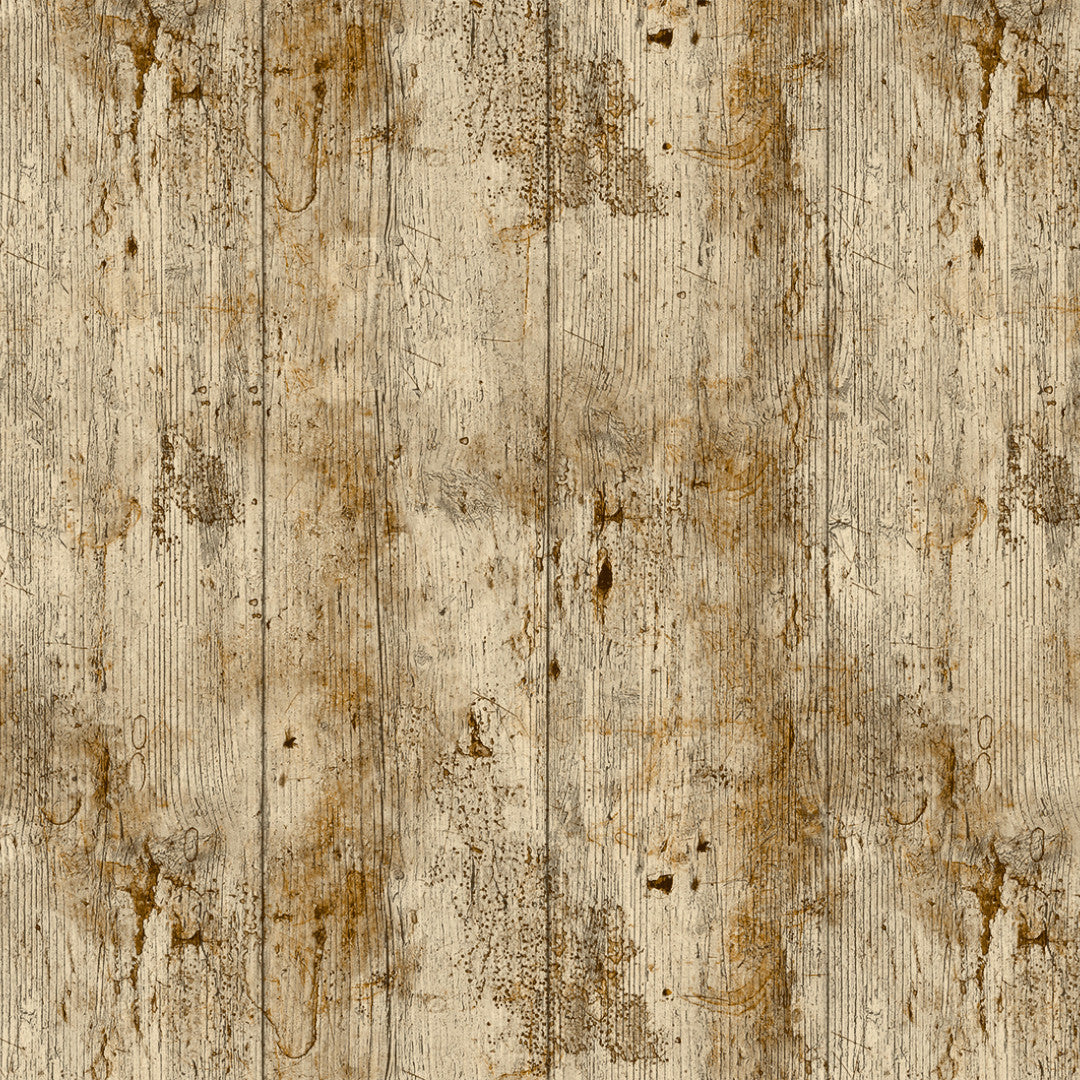 Nordfavn Rustica – Voksdug med råt og naturtro træudtryk, motiv