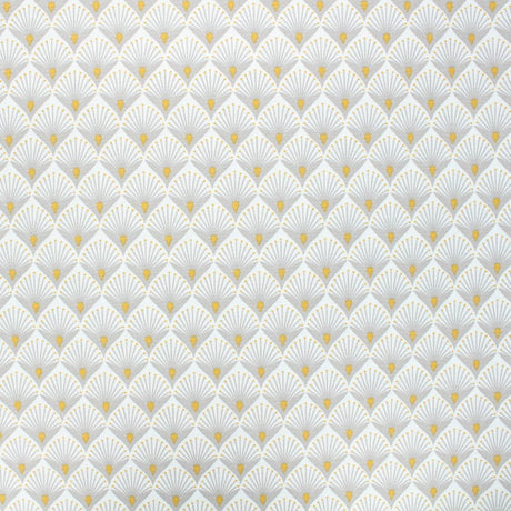 Baker Naturel Fan – Tekstilvoksdug med grafisk mønster – 155 cm bred