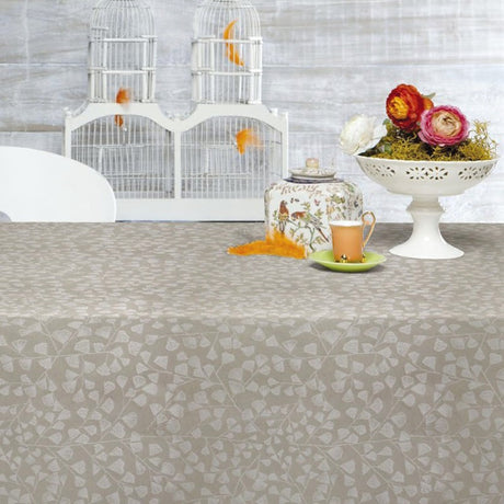 Bonard natur, jacquard vævet tekstilvoksdug, 180 cm bred