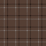 Check Pecan Brown – Lola voksdug med varme tern, motiv