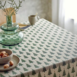 Christmas Trees – Södahl tekstilvoksdug med skridsikker bagside