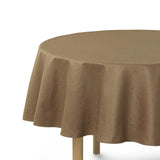 Compliments Confetti Walnut – Rund damaskdug med prikmønster Ø200 cm