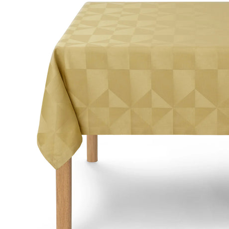 Compliments Wind Brass – Damaskdug med geometrisk mønster 150 x 350 cm