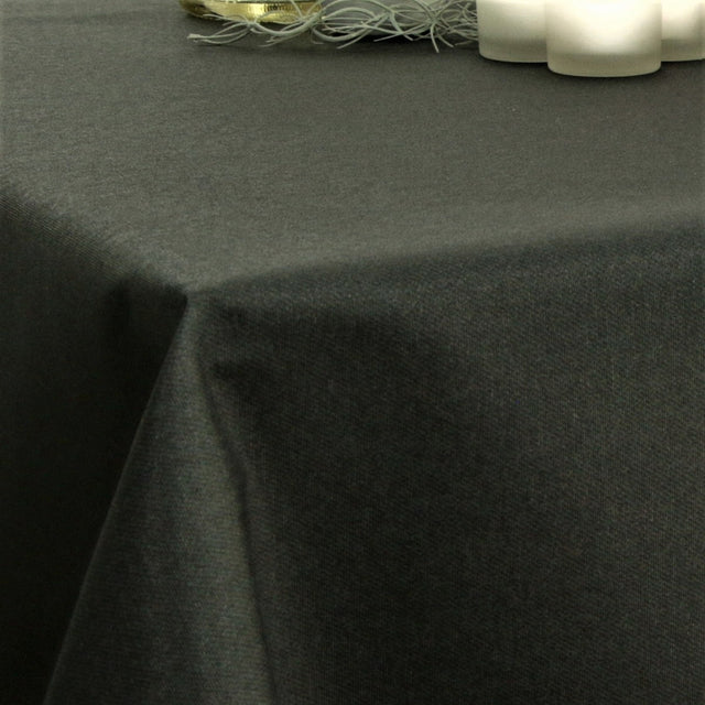 Dali Black – Ensfarvet tekstilvoksdug – 160 cm bred