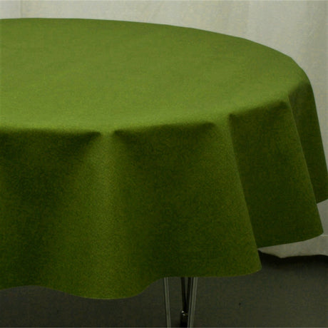 Dali Green – Ensfarvet tekstilvoksdug – 160 cm bred