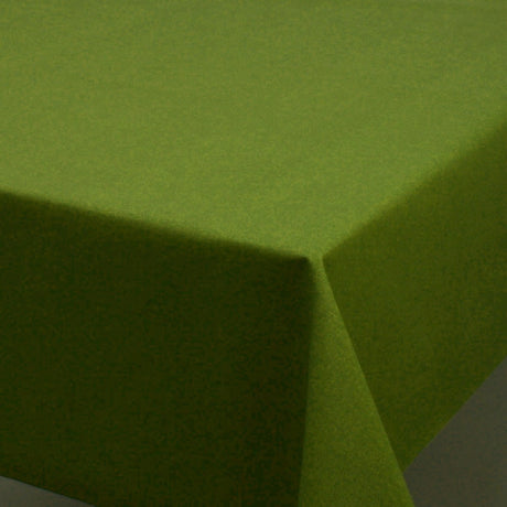 Dali Olive – Ensfarvet tekstilvoksdug med stofstruktur – 140 cm bred