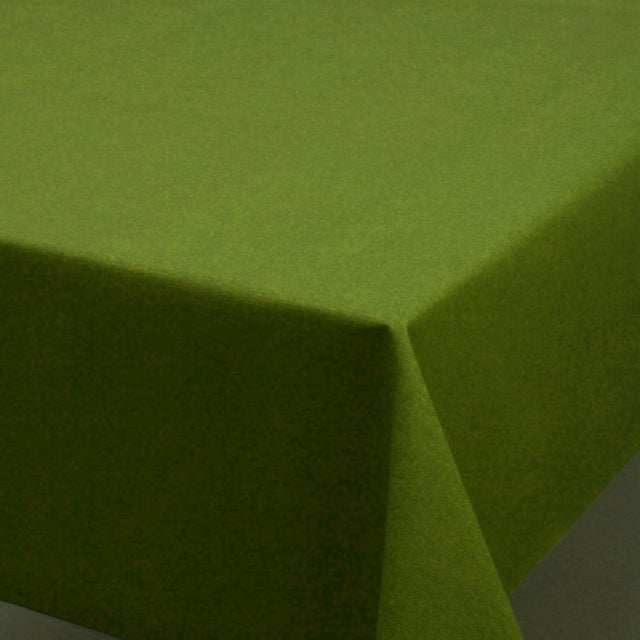 Dali Olive – Ensfarvet tekstilvoksdug med stofstruktur – 140 cm bred