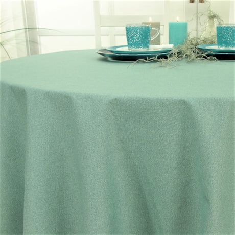 Dali Opal – Ensfarvet tekstilvoksdug – 160 cm bred, rund