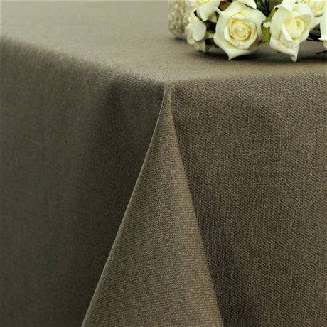 Dali Taupe – Ensfarvet tekstilvoksdug med stofstruktur – 140 cm bred