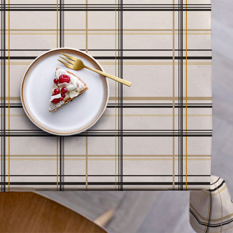 Define Beige/Gold – Södahl tekstilvoksdug med skridsikker bagside, miljø