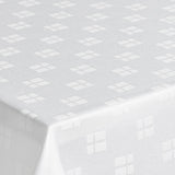 Engholm Flag Damaskdug – Hvid 160 x 270 cm, hjørne