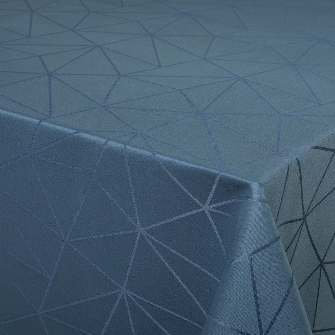 Engholm Tilde Damaskdug, Blå – 140 x 370 cm