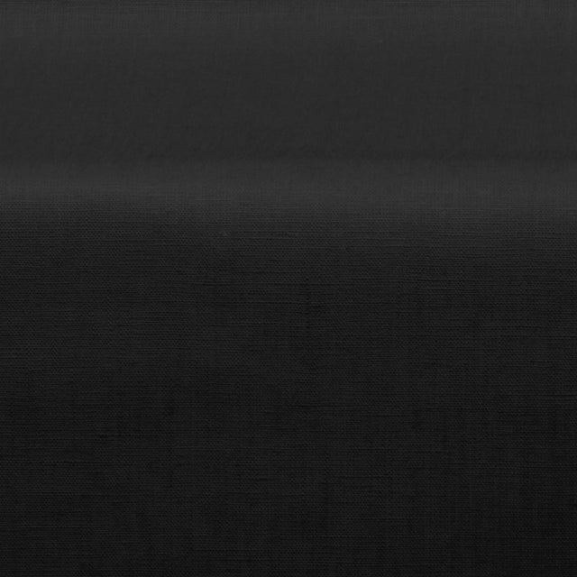 Ensfarvet tekstilvoksdug i hør - 140 cm bred - Sort