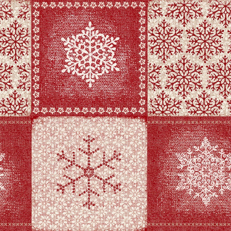 Frozen Rouge, Laura Lancelle Tekstilvoksdug - 150 cm bred