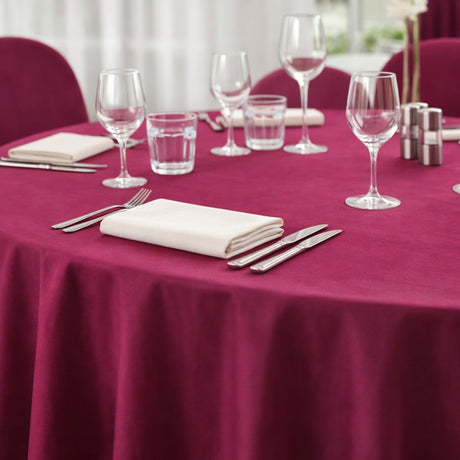 Gastro Aubergine – Rund dug i dyb farvetone Ø160 cm