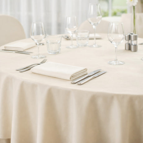 Gastro Champagne – Rund dug i elegant farvetone Ø160 cm