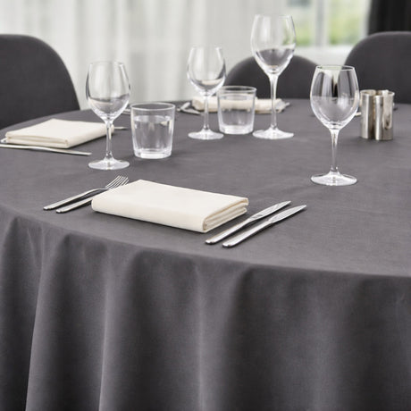 Gastro Grå – Stor rund dug til selskaber Ø300 cm