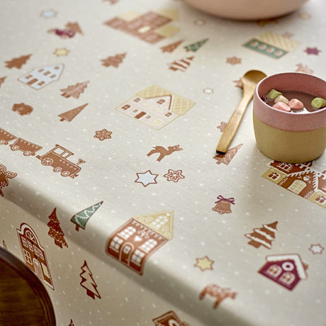 Gingerbread – Södahl tekstilvoksdug med skridsikker bagside