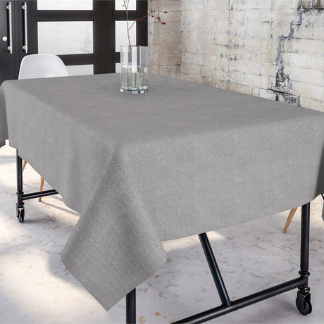 Goya Grå - Jacquard vævet tekstilvoksdug, 180 cm bred