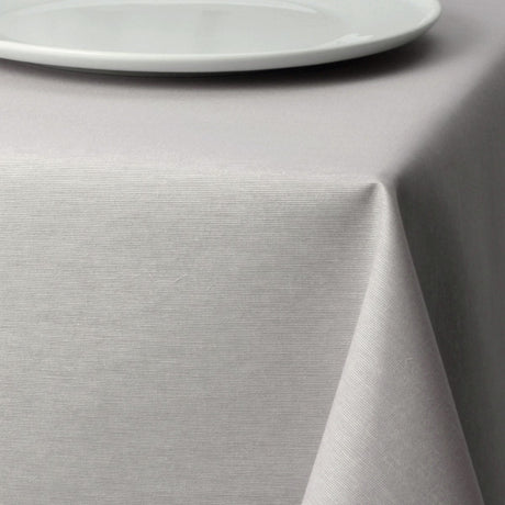 Juna Basic Ensfarvet Lys Grå – Tekstilvoksdug i metermål