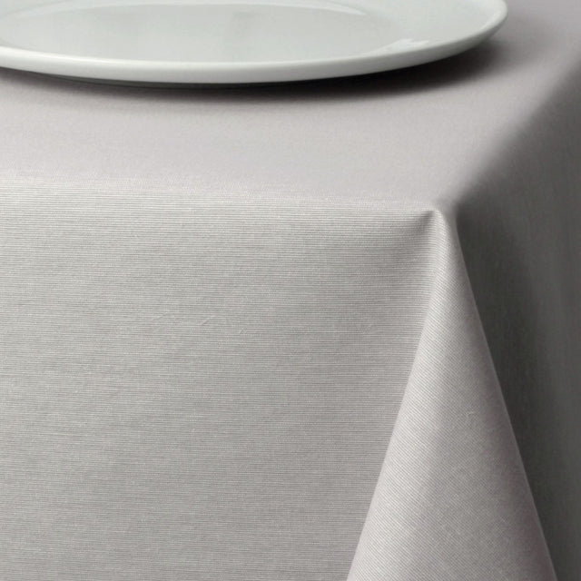 Juna Basic Ensfarvet Lys Grå – Tekstilvoksdug i metermål