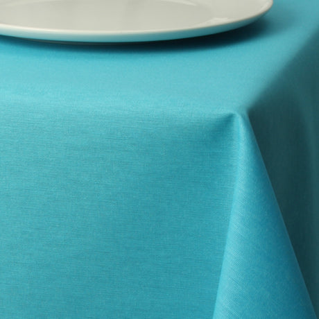 Juna Basic Ensfarvet Turkis – Tekstilvoksdug i metermål