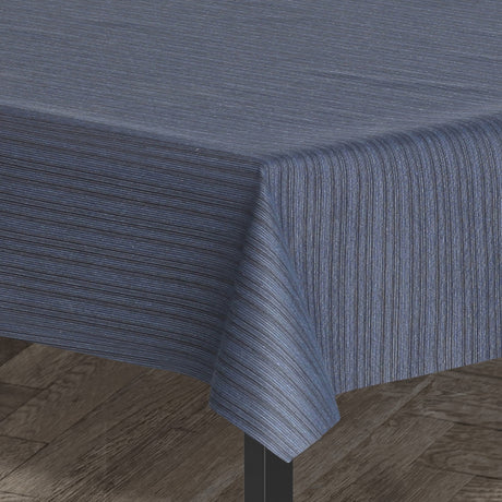 Juna Linie Blå – Tekstilvoksdug i metermål