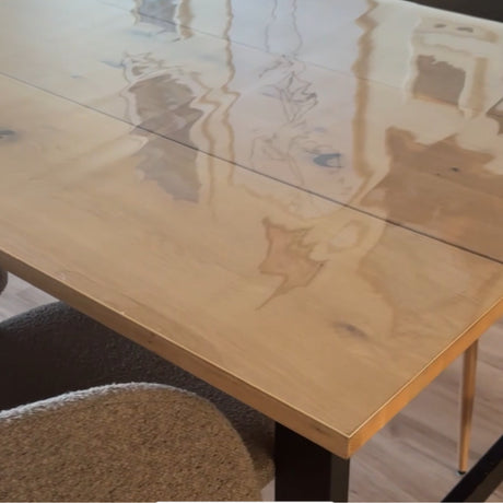 Kraftig gennemsigtig voksdug – 2,0 mm tyk, 150 cm bred