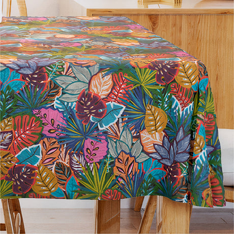 Lokoli Color Jungle – Tekstilvoksdug med farverige blade – 155 cm bred, miljø