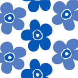 Lola voksdug – Big Flower Heavenly Blue med store blomster i blå toner, motiv
