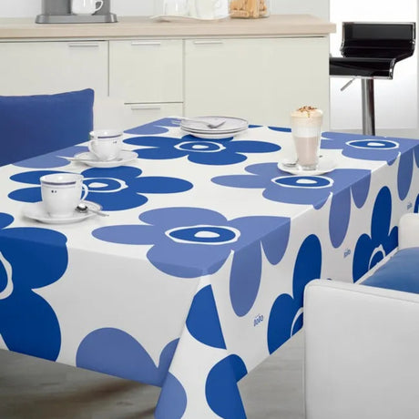 Lola voksdug – Big Flower Heavenly Blue med store blomster i blå toner