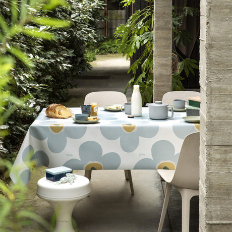 Lola voksdug – Big Flower Ice Grey Nordic Bloom