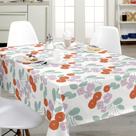 Lola voksdug – Bloom Orange Pastel Flowers