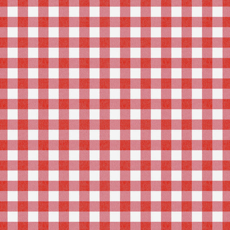 Lola voksdug – Chiwy Tomato Red Check i klassisk tern