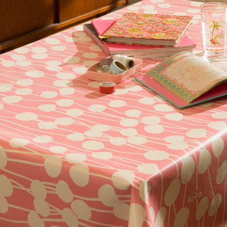 Lola voksdug – Cotton Field Flamingo Pink, naerbillede