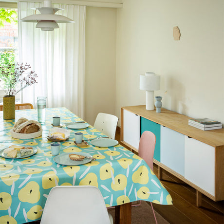 Lola voksdug – Flower Power Rice Pudding Sunshine, miljø