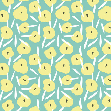 Lola voksdug – Flower Power Rice Pudding Sunshine