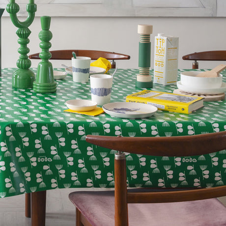 Lola voksdug – Little Breeze Apple Green Pattern