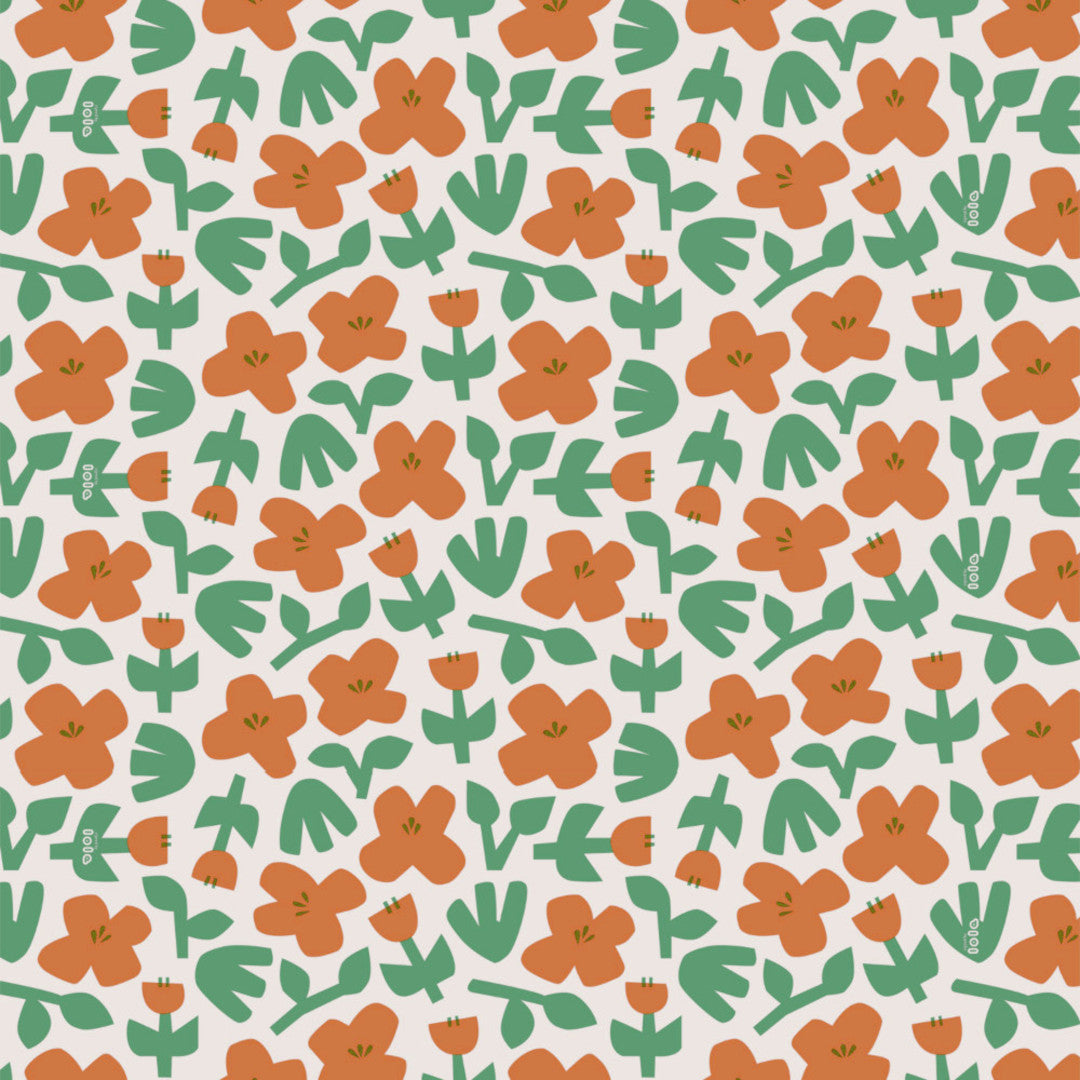 Lola voksdug – Oopsie Daisy Pumpkin Bloom