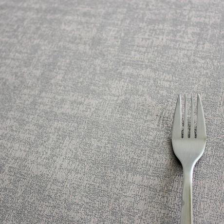 Morillo Luxxus Acero - Jacquard vævet tekstilvoksdug, 140 cm bred