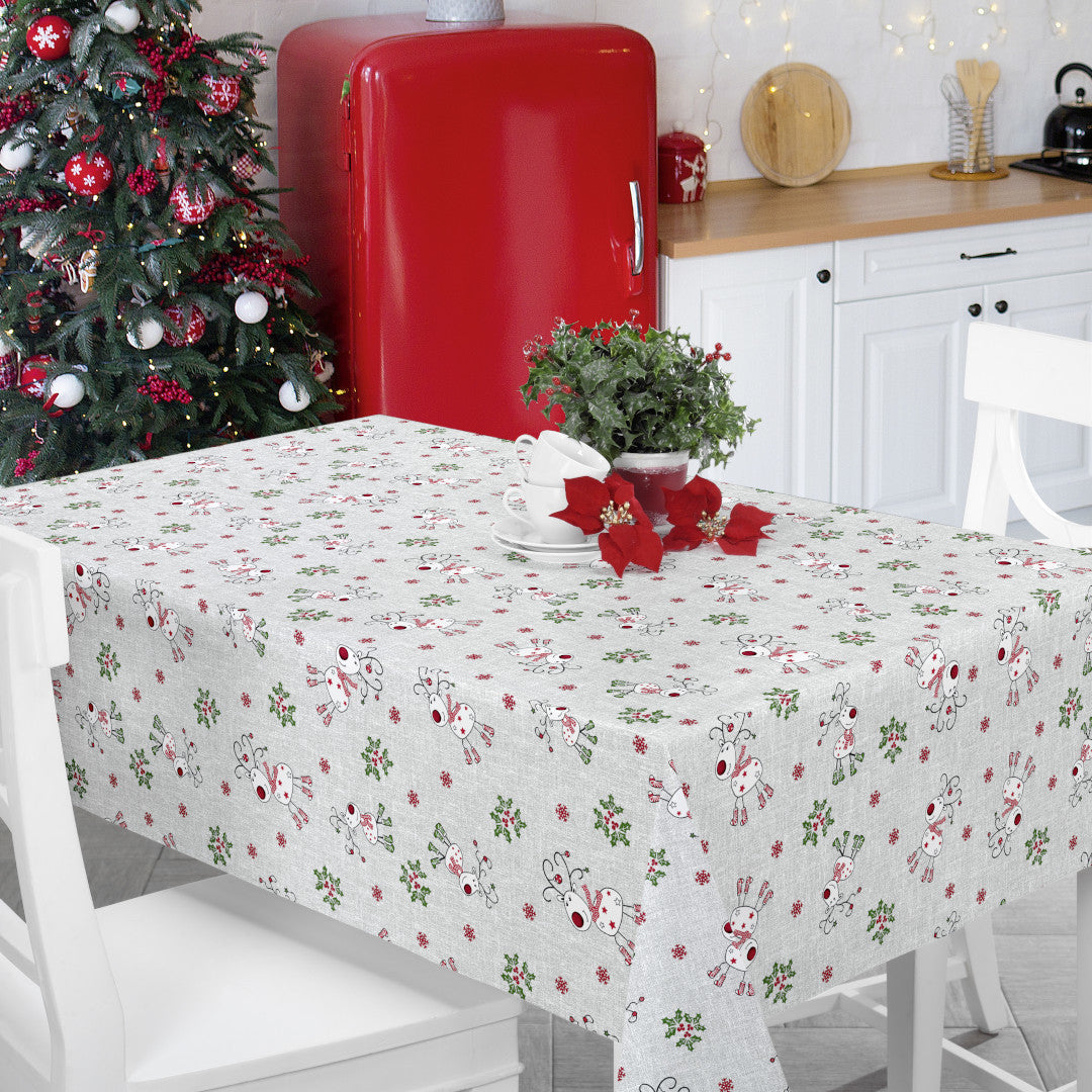 Nordfavn Ciervos Navidad – Julevoksdug med legende rensdyrmotiv