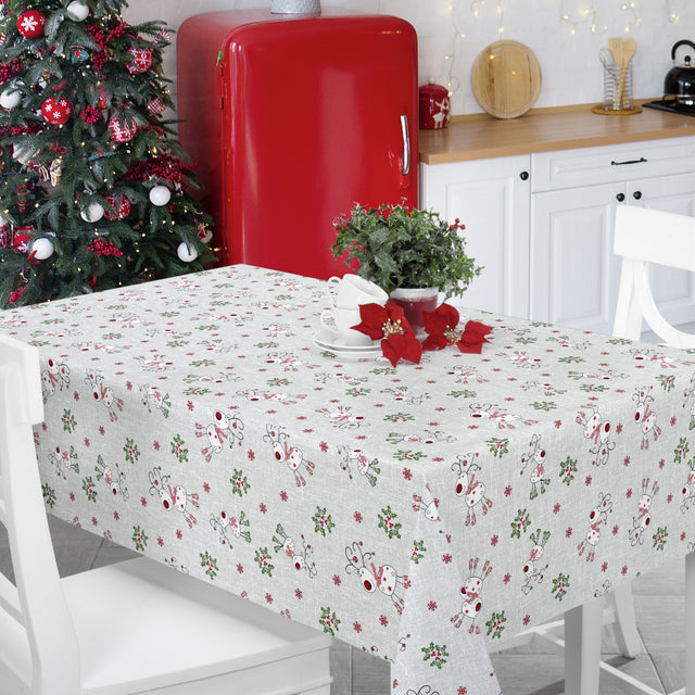 Nordfavn Ciervos Navidad – Julevoksdug med legende rensdyrmotiv