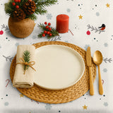 Nordfavn Eve Winterbirds – Juletekstilvoksdug med fugle og fine grene