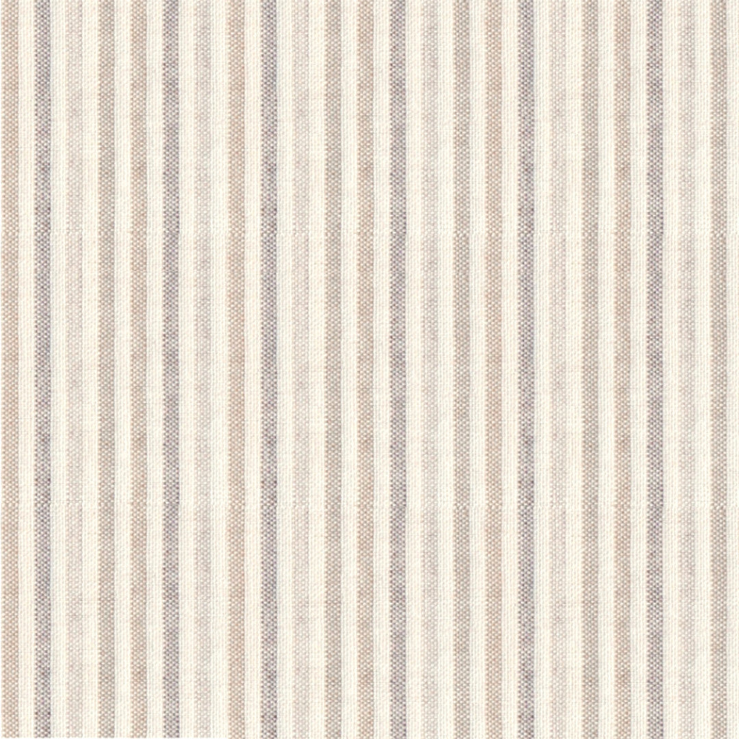 Nordfavn Pitiusa Sand/Beige – Stribet tekstilvoksdug i rolige naturtoner, motiv
